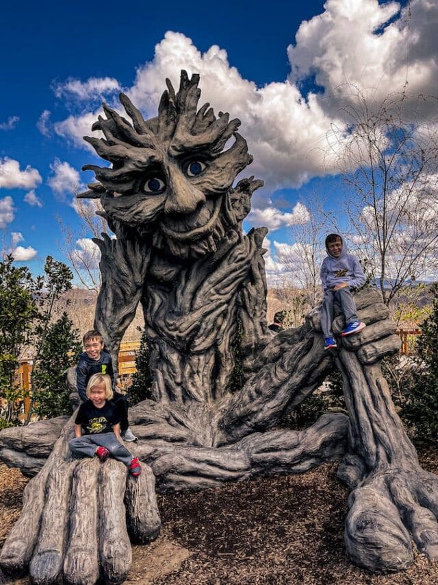 The statue, Willow, at Anakeesta in Gatlinburg, Tennessee.