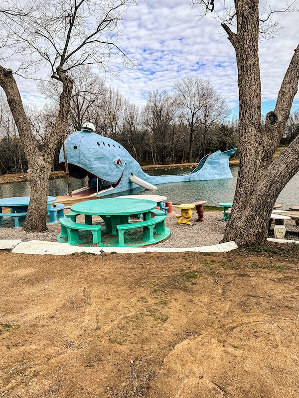 The Blue Whale of Catoosa in Catoosa, Oklahoma.