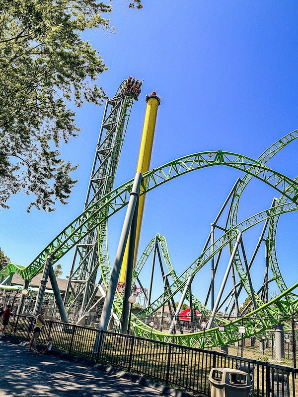 Green Monster roller coaster at Adventureland.