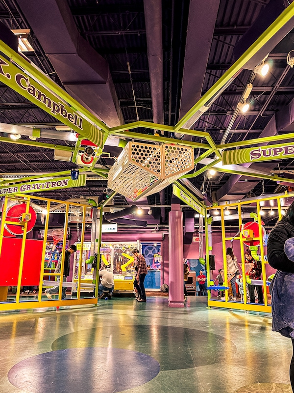 The Super Gravitron exhibit at the Omaha Children's Museum.